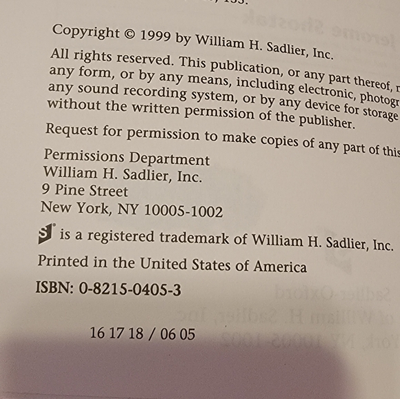 Vocabulary Workshop Student & Teacher books No writing on pages Sadlier-Oxford - Picture 2 of 4